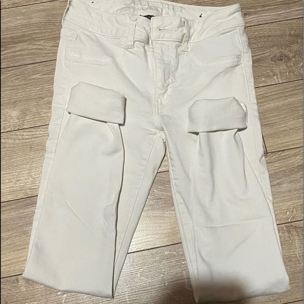 White jeans
